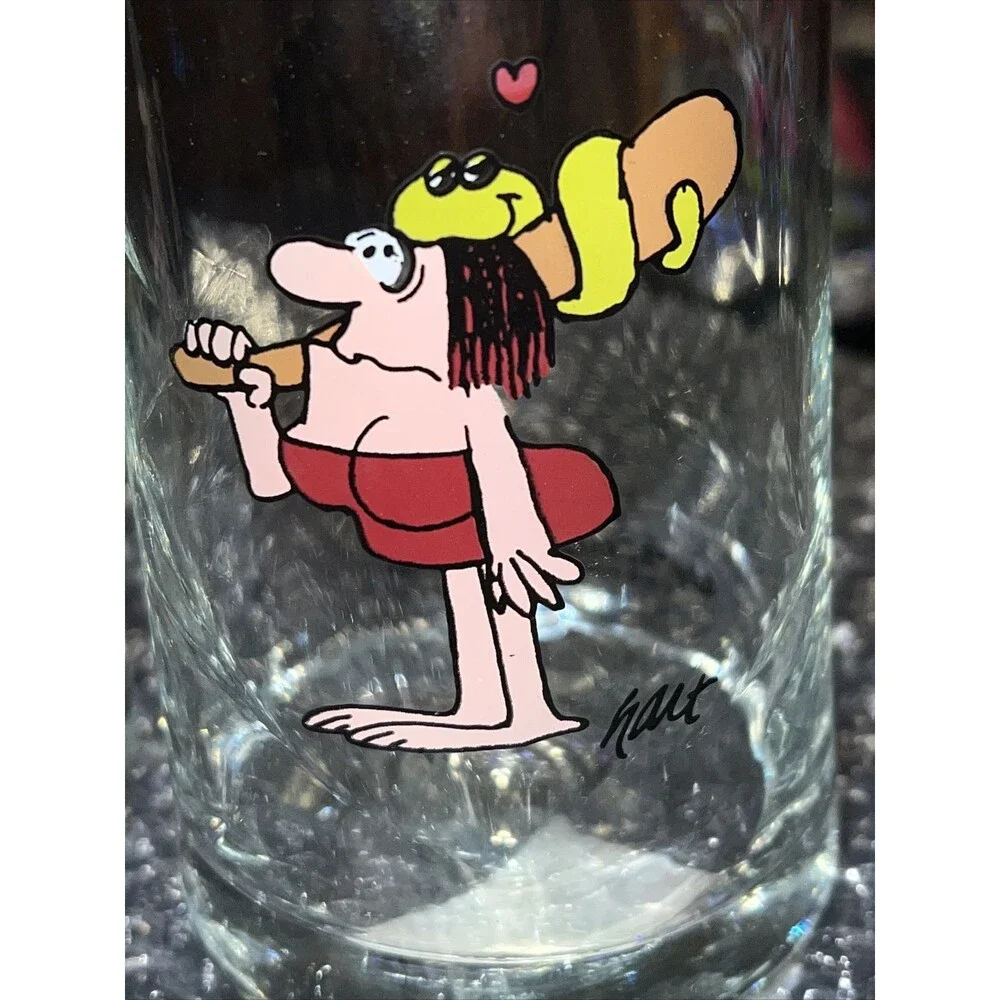 1981 Arby's B.C. Ice Age Collector's Series 2 Glasses New VINTAGE